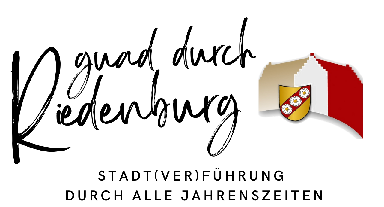 Auf diesem Bild sieht man das Logo der kulinarischen Stadtführung namens Guad durch Riedenburg