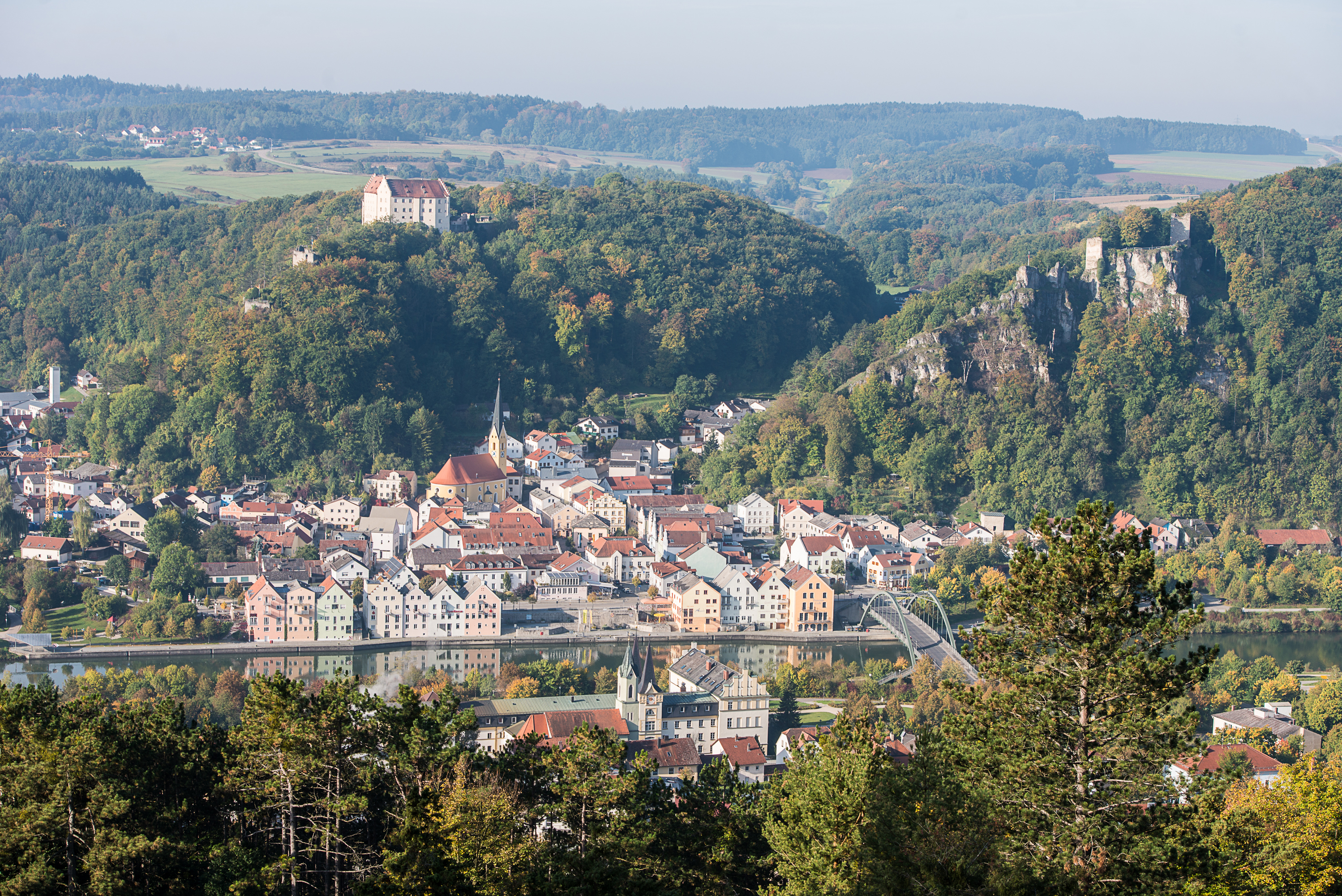 Auf diesem Foto sieht man eine schöne Ansicht von Riedenburg