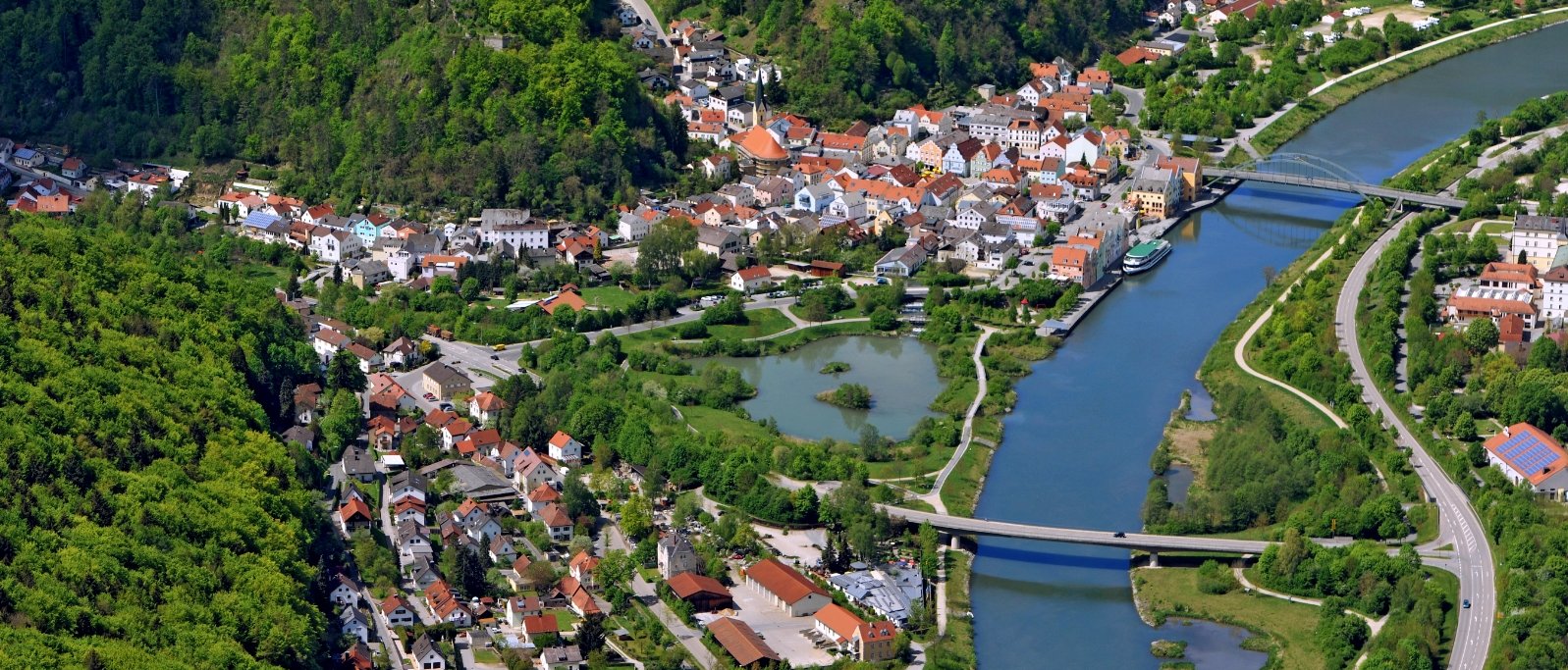 Stadt Riedenburg Luftbild